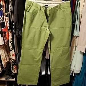 Green chino from Express.
